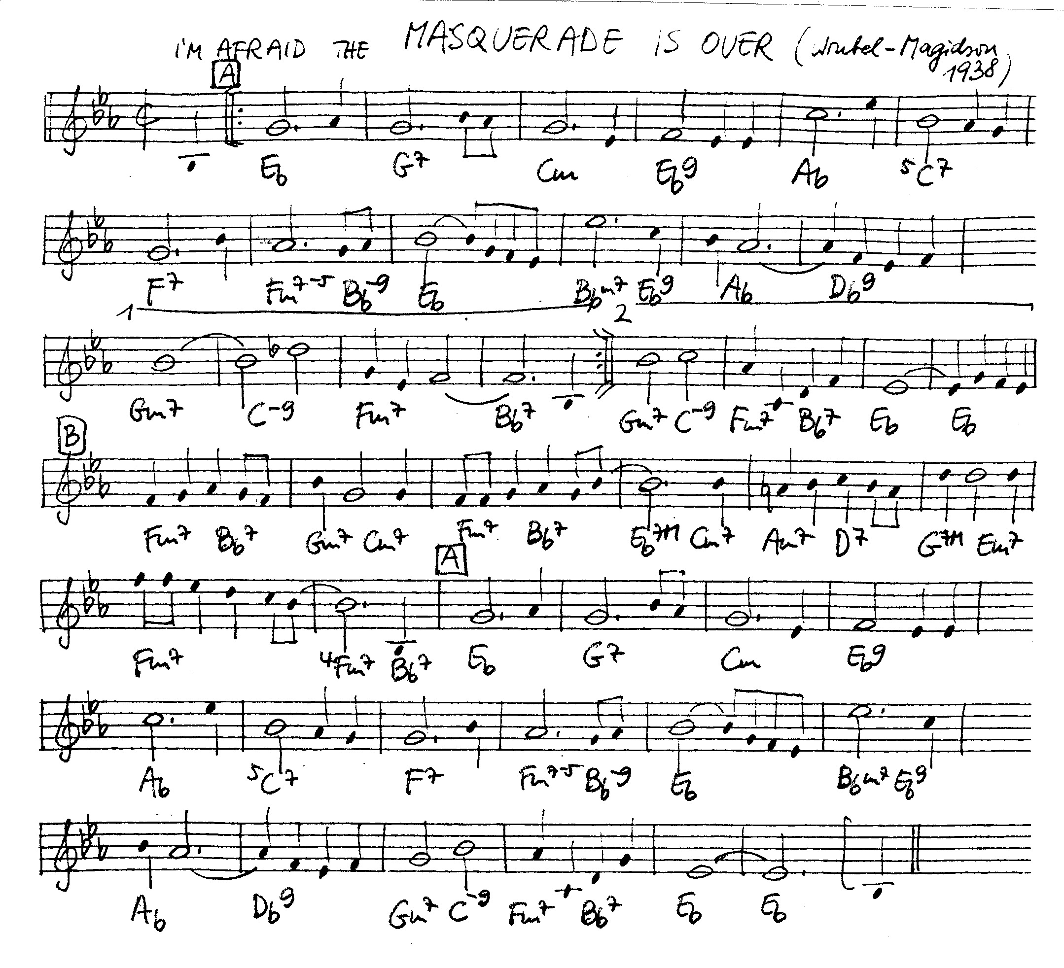 the masquerade is over leadsheet – book us for your next 20s or gatsby event